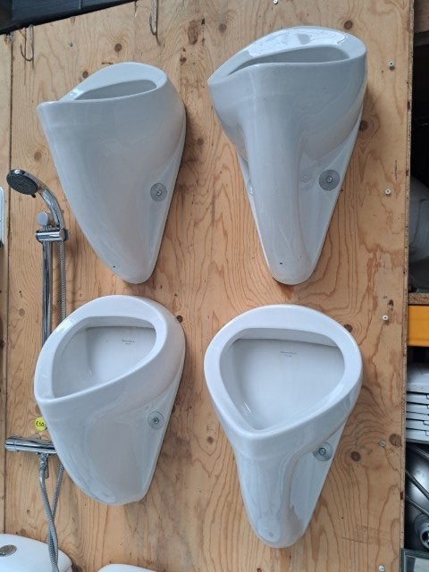 villeroy&boch wand urinoir geberit inbouw spoelsysteem, Ophalen, Gebruikt, Toilet