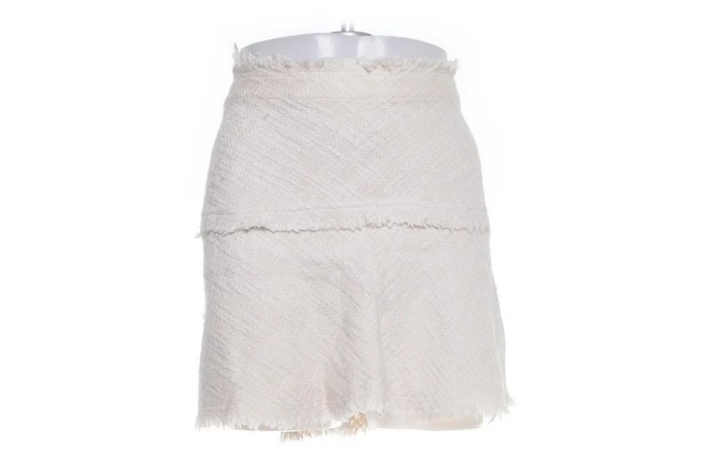 Iro Crème Bouclé Mini Rok Diva Maat 40, Kleding | Dames, Rokken, Maat 38/40 (M), Verzenden, Wit, Iro