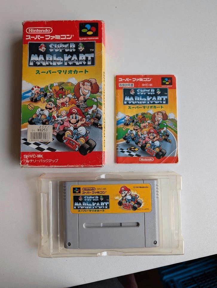 Super mario kart / super famicon / snes / super nintendo, Ophalen of Verzenden, Zo goed als nieuw