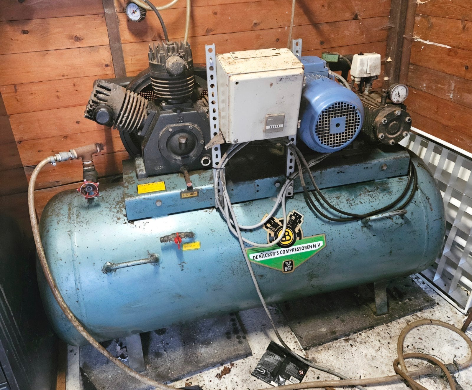 cb compressor 300L, Ophalen, Gebruikt, 800 liter/min of meer, 10 bar of meer