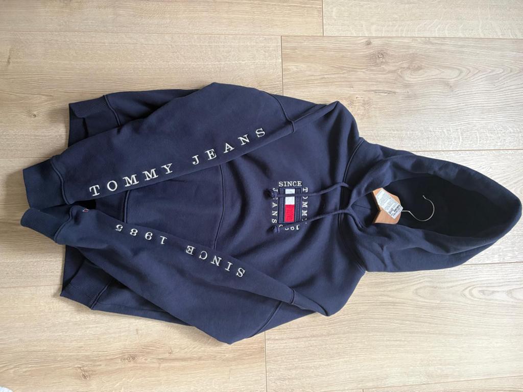 Tommy hilfiger hoodie, Ophalen of Verzenden, Zo goed als nieuw, Maat 46 (S) of kleiner, Blauw