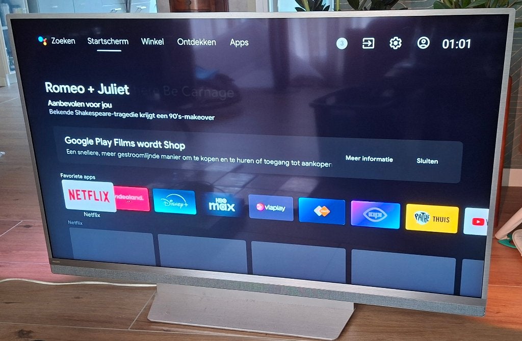 Philips tv met ambilight, Audio, Tv en Foto, Televisies, Ophalen, Philips, 50 Hz, 100 cm of meer