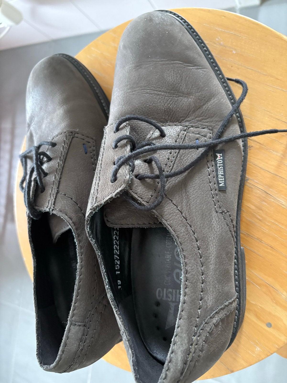 Mephisto Grijze Chique Nieuwe Schoenen Maat 41, Kleding | Heren, Schoenen, Ophalen, Nieuw, Overige kleuren, Veterschoenen