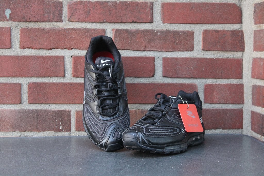 Nike x Supreme Air Max 98 TL Black, Nike air max, Zwart, Nieuw, Ophalen of Verzenden