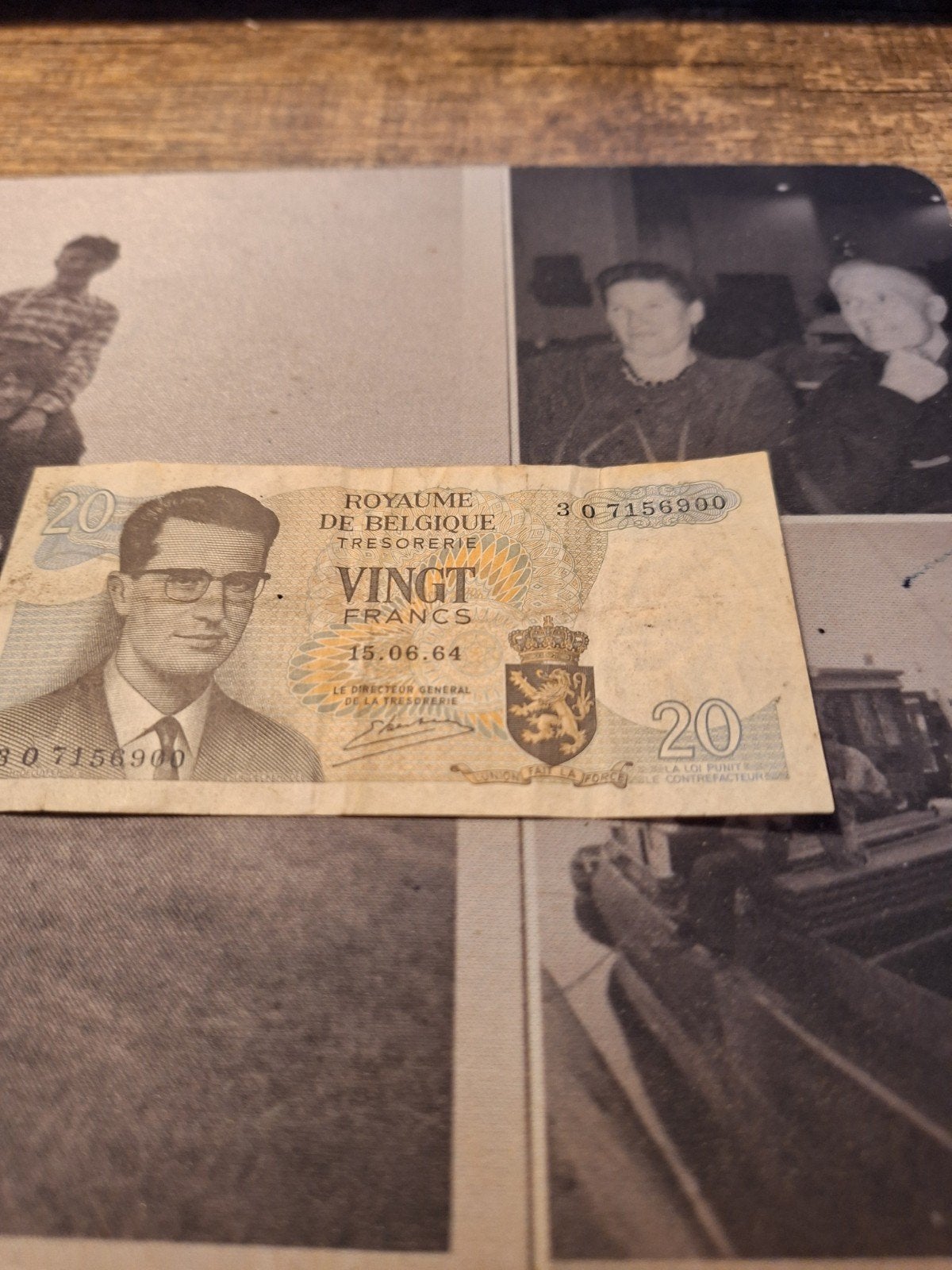 Twintig frank, 15-06-1964., Postzegels en Munten, Munten en Bankbiljetten | Verzamelingen, Ophalen of Verzenden, Buitenland, Bankbiljetten