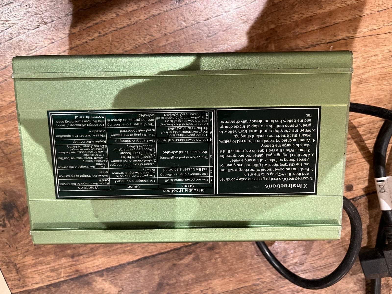 Ongebruikte GreenSaver Acculader 48V DC 3A, Ophalen, Nieuw