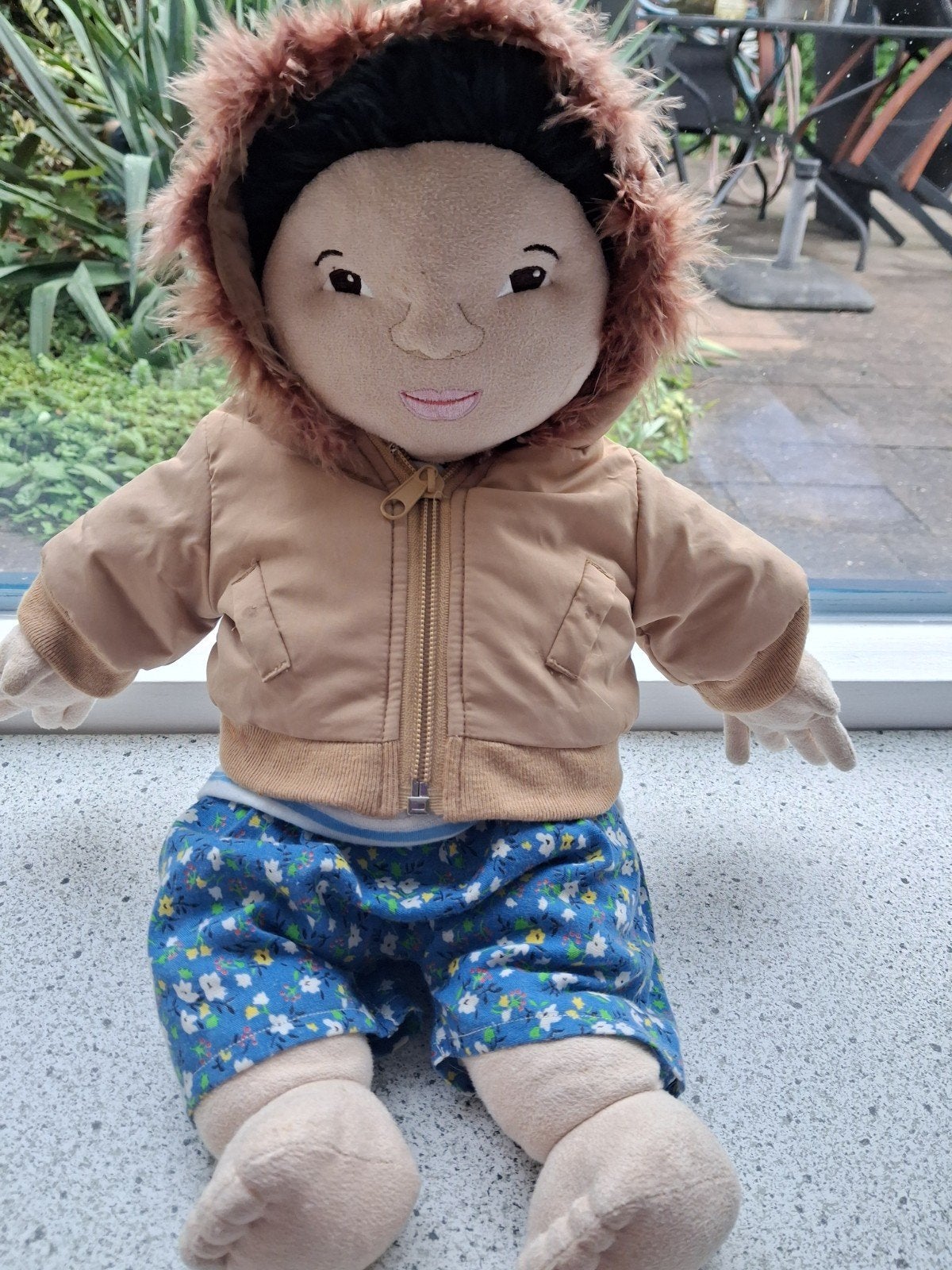 Babypop pop van IKEA Aziatisch meet ca 45 cm Lekkamrat, IKEA, Overige typen, Ophalen of Verzenden, Zo goed als nieuw