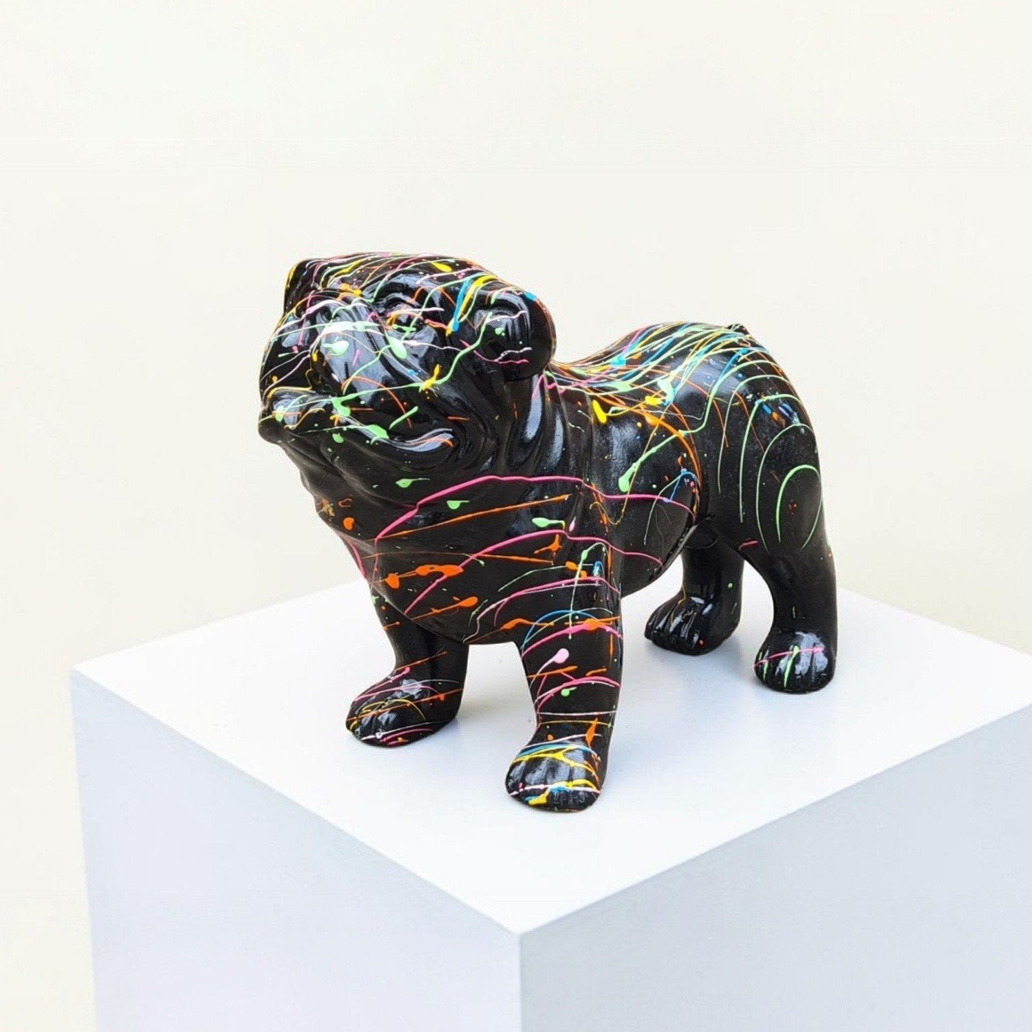 Franse bulldog goud beeld katten en poezen beelden kopen, Ophalen, Nieuw, Dier
