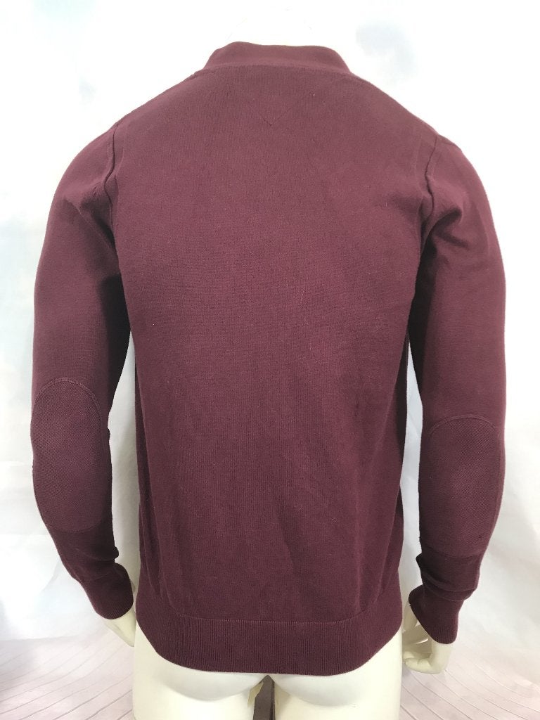 Hilfiger aubergine vest maat M (1C5), Tweedehands verkoop, Tweedehands verkoop, Ophalen of Verzenden, Gedragen