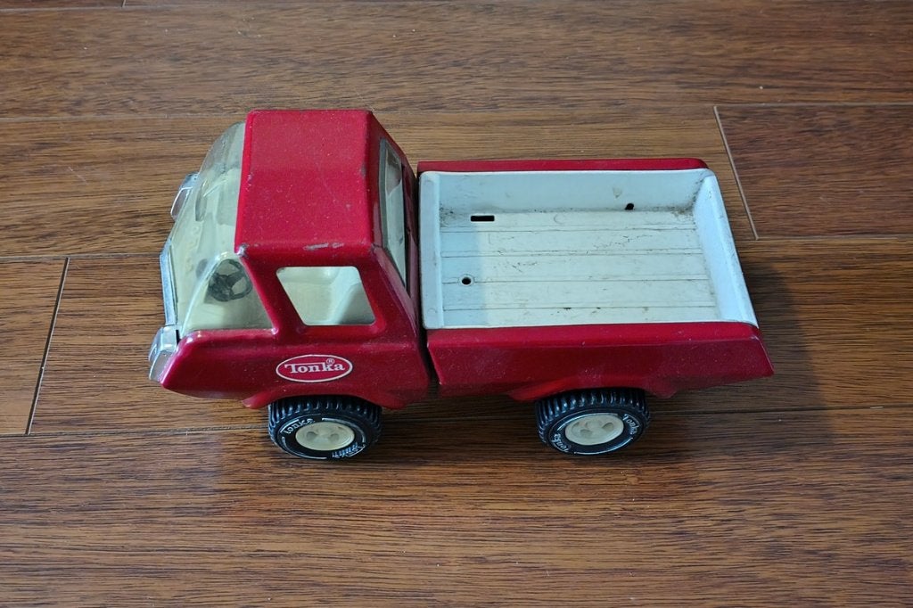 Tonka auto rood, Ophalen of Verzenden, Gebruikt