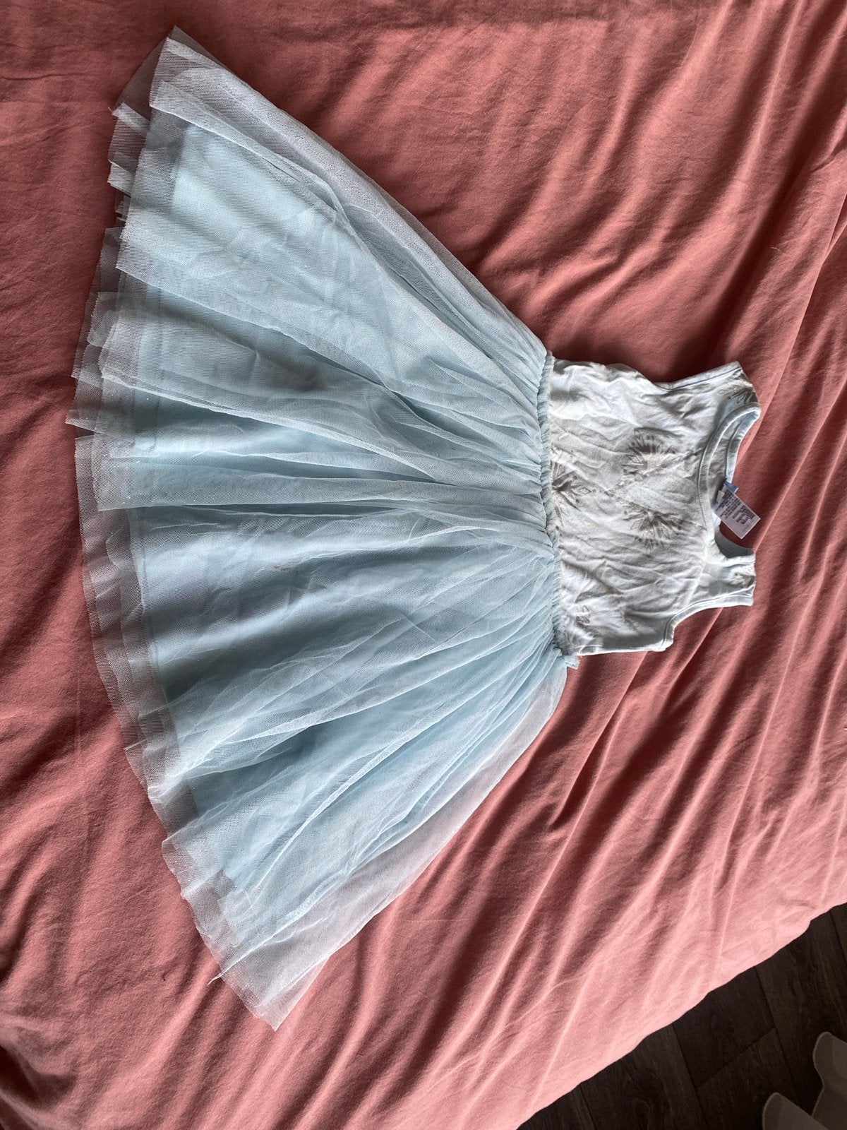 Frozen Elsa jurkje met tule maat 6 jaar, Ophalen, Gebruikt