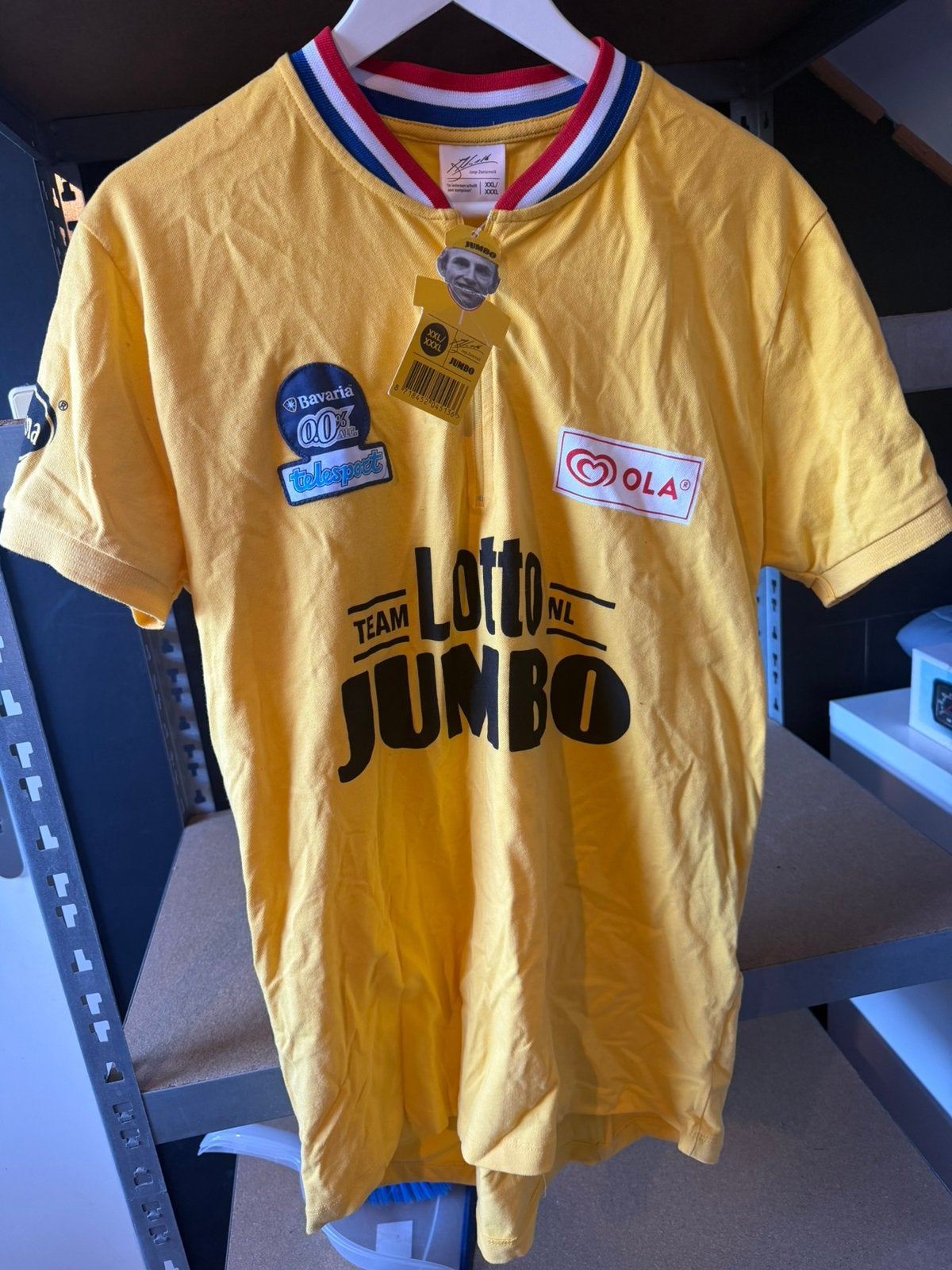 Leuke wielertrui Joop Zoetemelk team Lotto Jumbo L/XL + XXL, Groter dan maat XL, Ophalen of Verzenden, Nieuw, Shirt