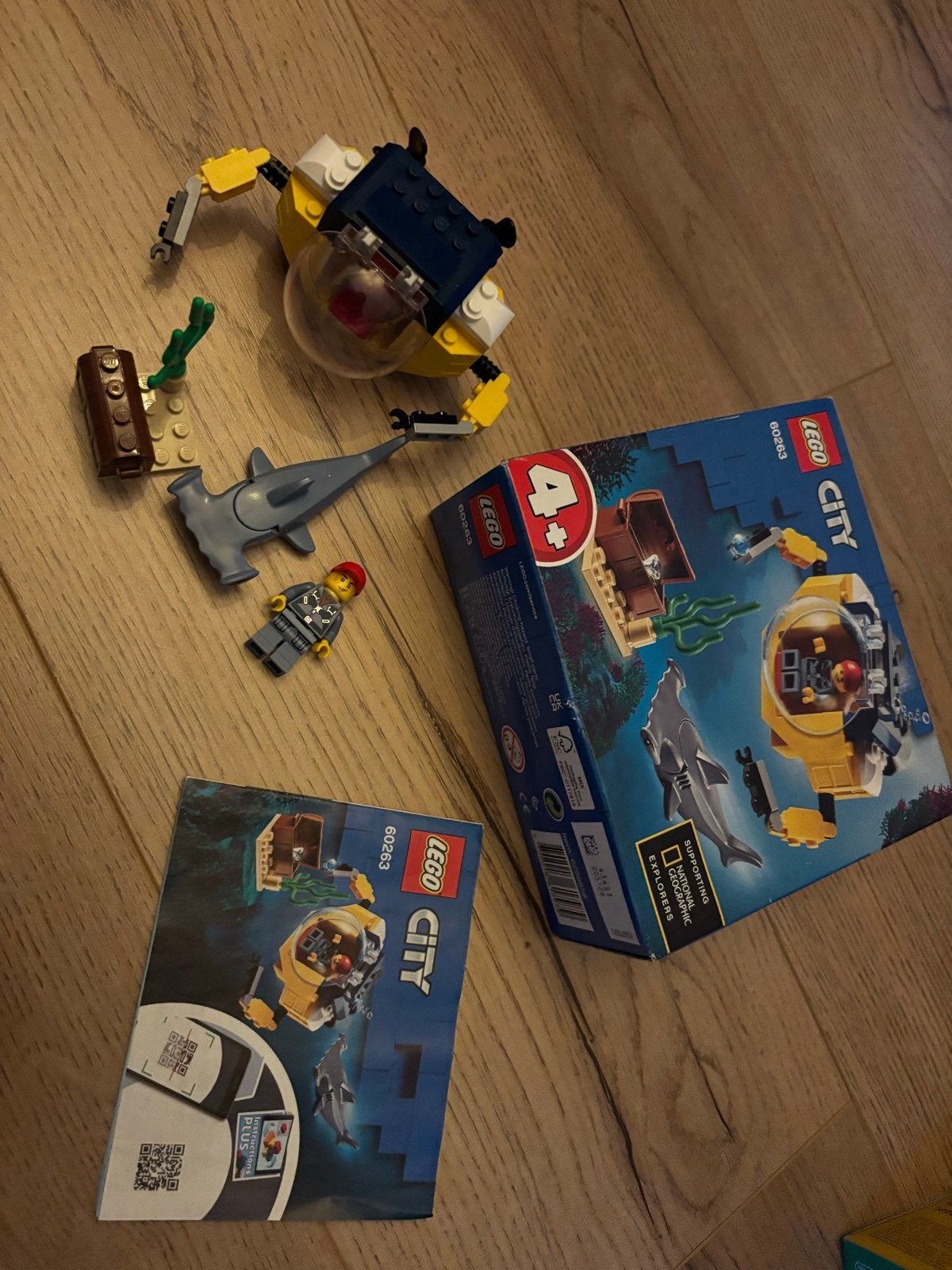 58) Lego City 60263 Oceaan Mini-Onderzeeër, City, Lego, Ophalen of Verzenden, Zo goed als nieuw