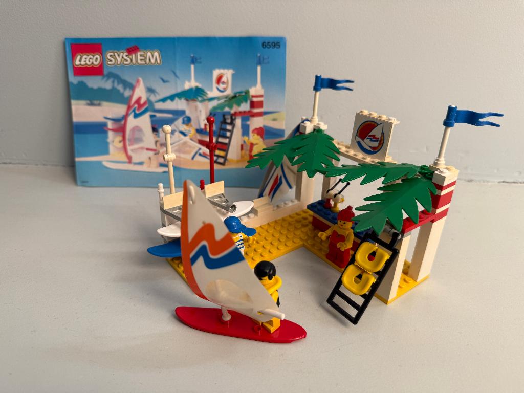 Jaren ‘90 LEGO Surfshop - 6595 (1993), Compleet, Gebruikt, Lego, Ophalen of Verzenden