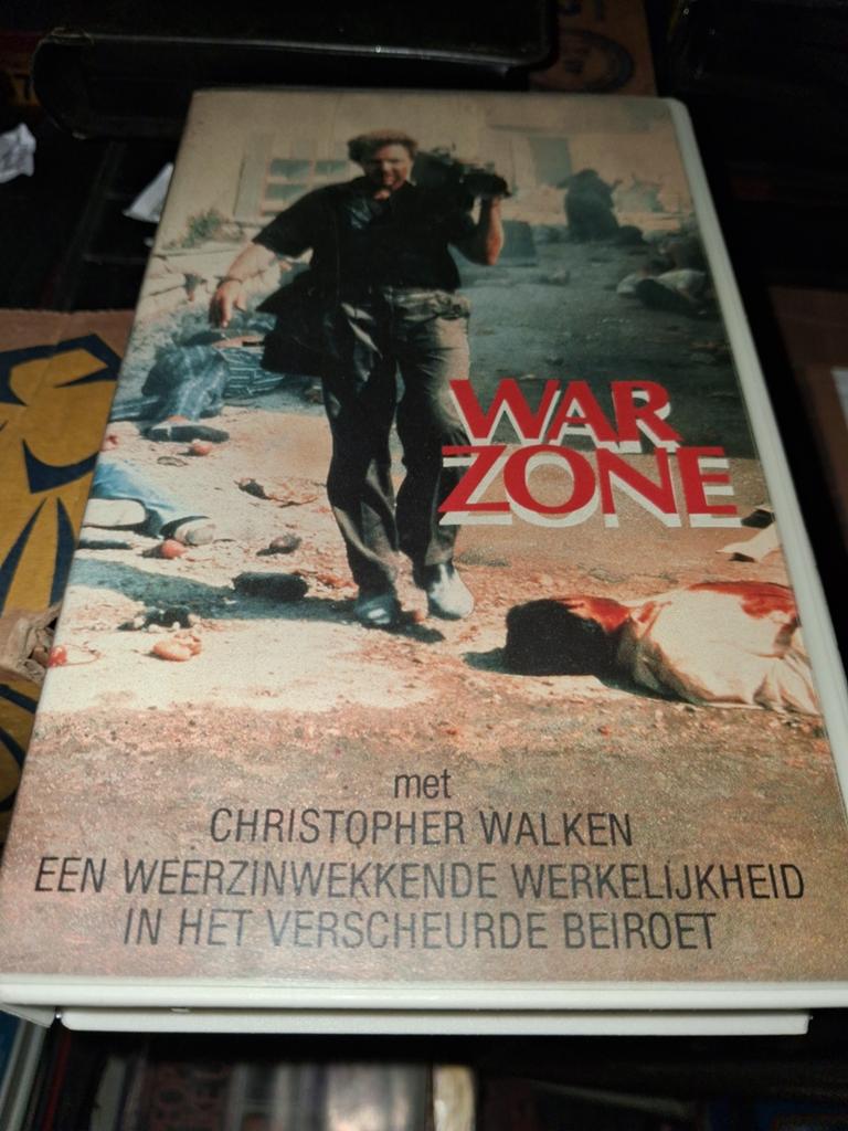 Vhs ex-rental  - War Zone, Cd's en Dvd's, VHS | Film, Vanaf 16 jaar, Ophalen of Verzenden, Gebruikt, Horror