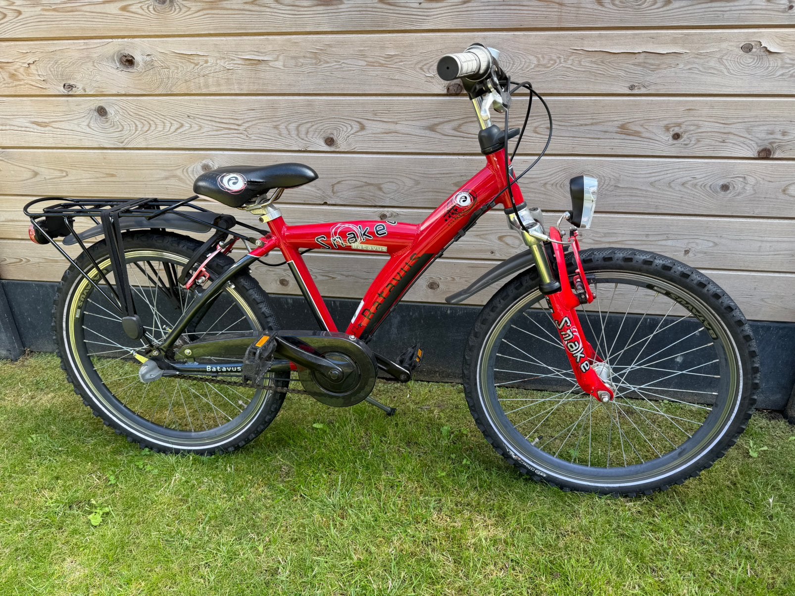 Batavus Snake 22 inch, Fietsen en Brommers, Fietsen | Jongens, Ophalen, Zo goed als nieuw, 22 inch, Handrem