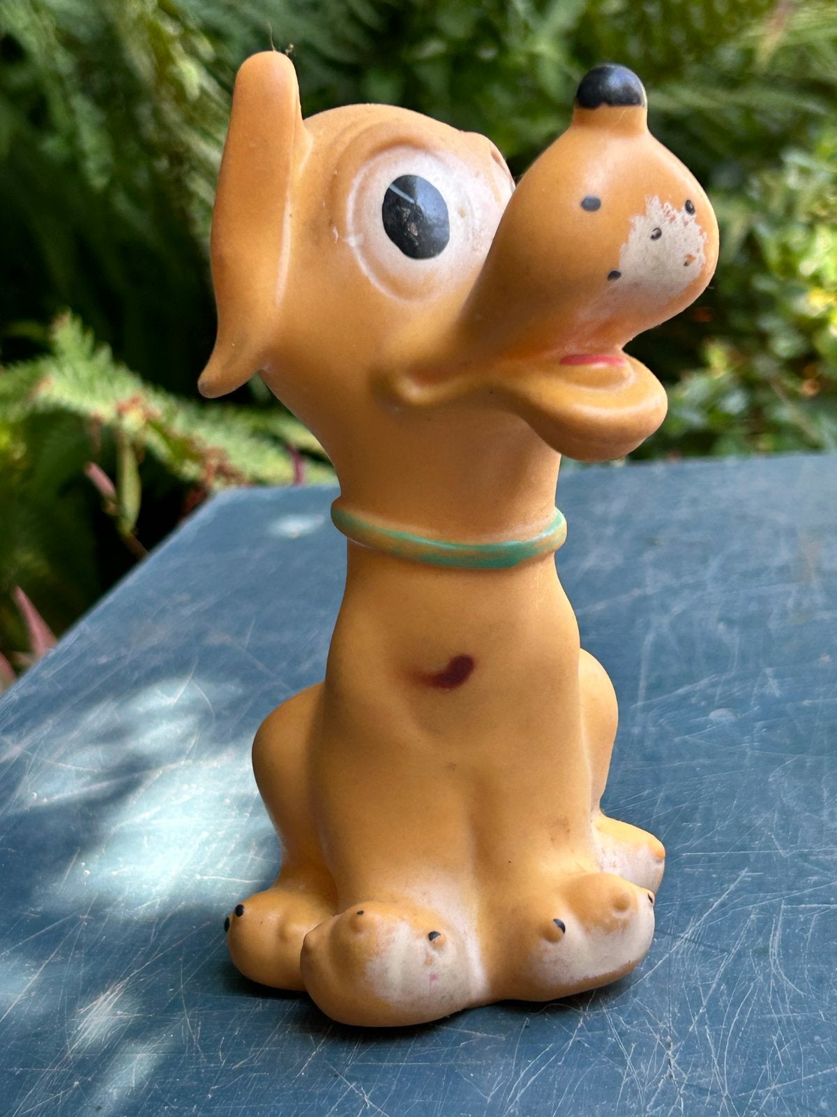 Vintage Rubber Pluto - Walt Disney Productions, Ophalen of Verzenden, Goofy of Pluto, Gebruikt, Beeldje of Figuurtje