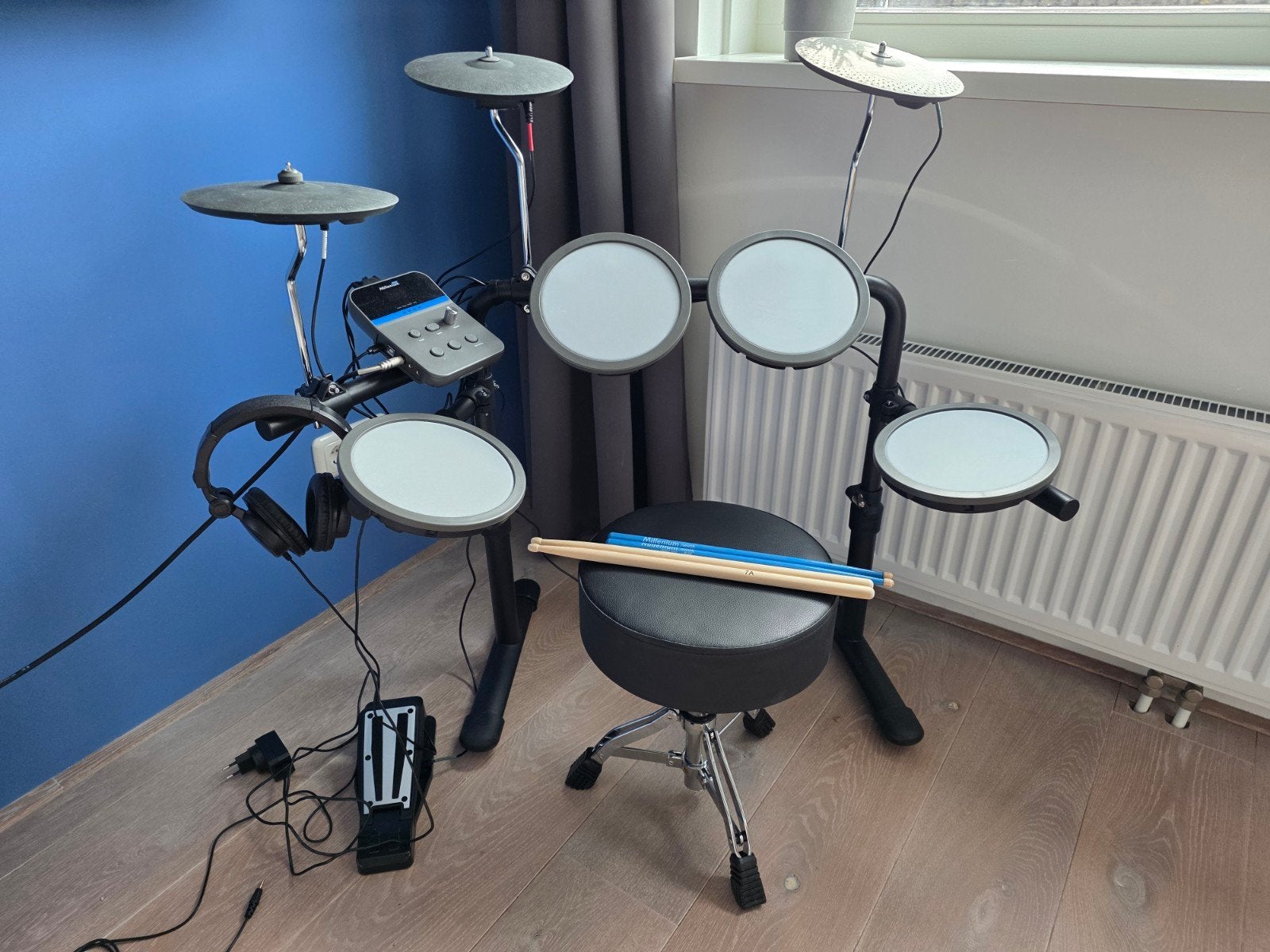 Kinderdrumstel Millenium Rookie E-Drum Set, Ophalen, Zo goed als nieuw, Overige merken