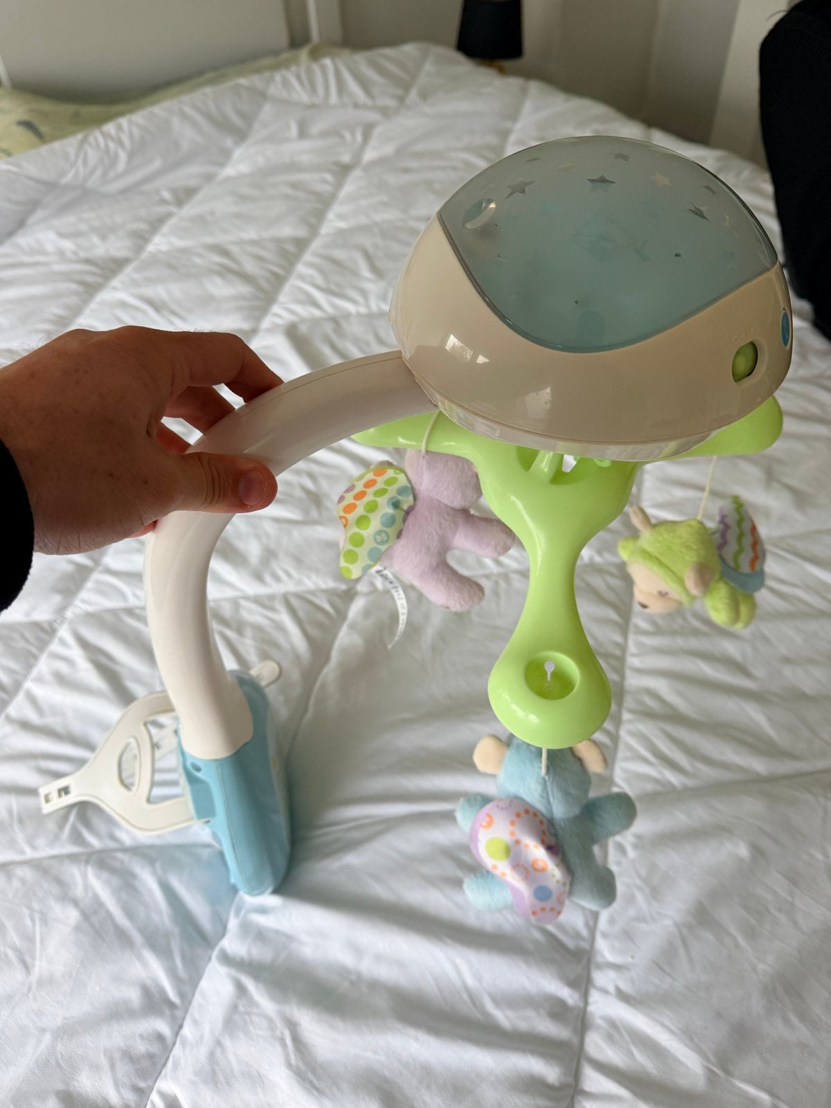 Fisher-Price Mobiel met Licht en Geluid, Ophalen of Verzenden, Zo goed als nieuw, Mobiel, Met licht