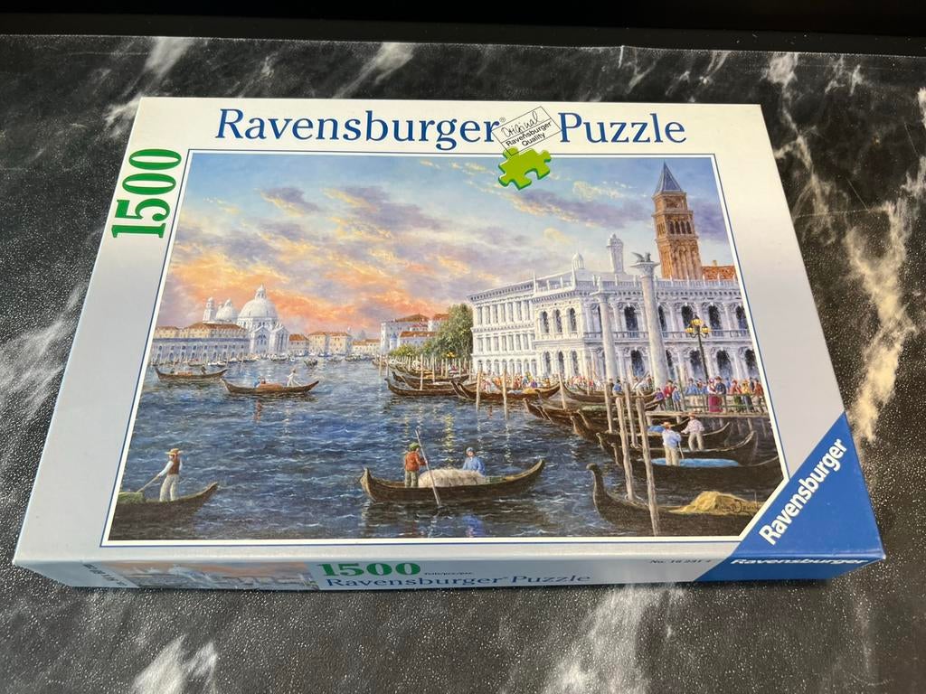 Ravensburger puzzel 1500 stukjes Avondstemming in Venetiê, Ophalen of Verzenden, 500 t/m 1500 stukjes, Zo goed als nieuw