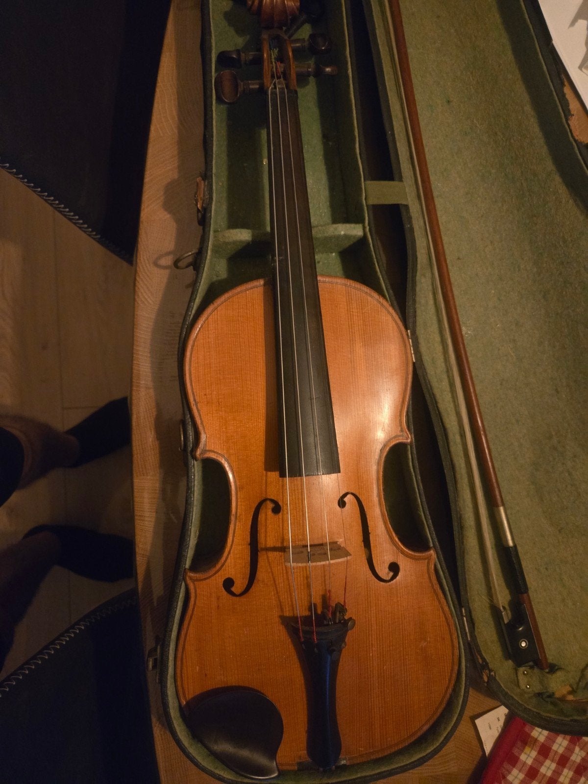 Antieke viool uit 1721, Muziek en Instrumenten, Strijkinstrumenten | Violen en Altviolen, Gebruikt, Viool, Ophalen of Verzenden