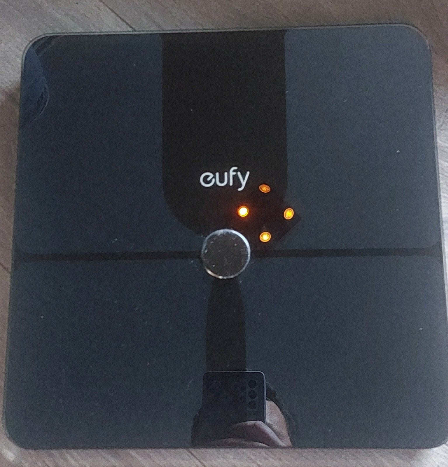 Eufy Smart Personenweegschaal - Zwart, Zo goed als nieuw, Ophalen of Verzenden, Zo goed als nieuw, Personenweegschaal