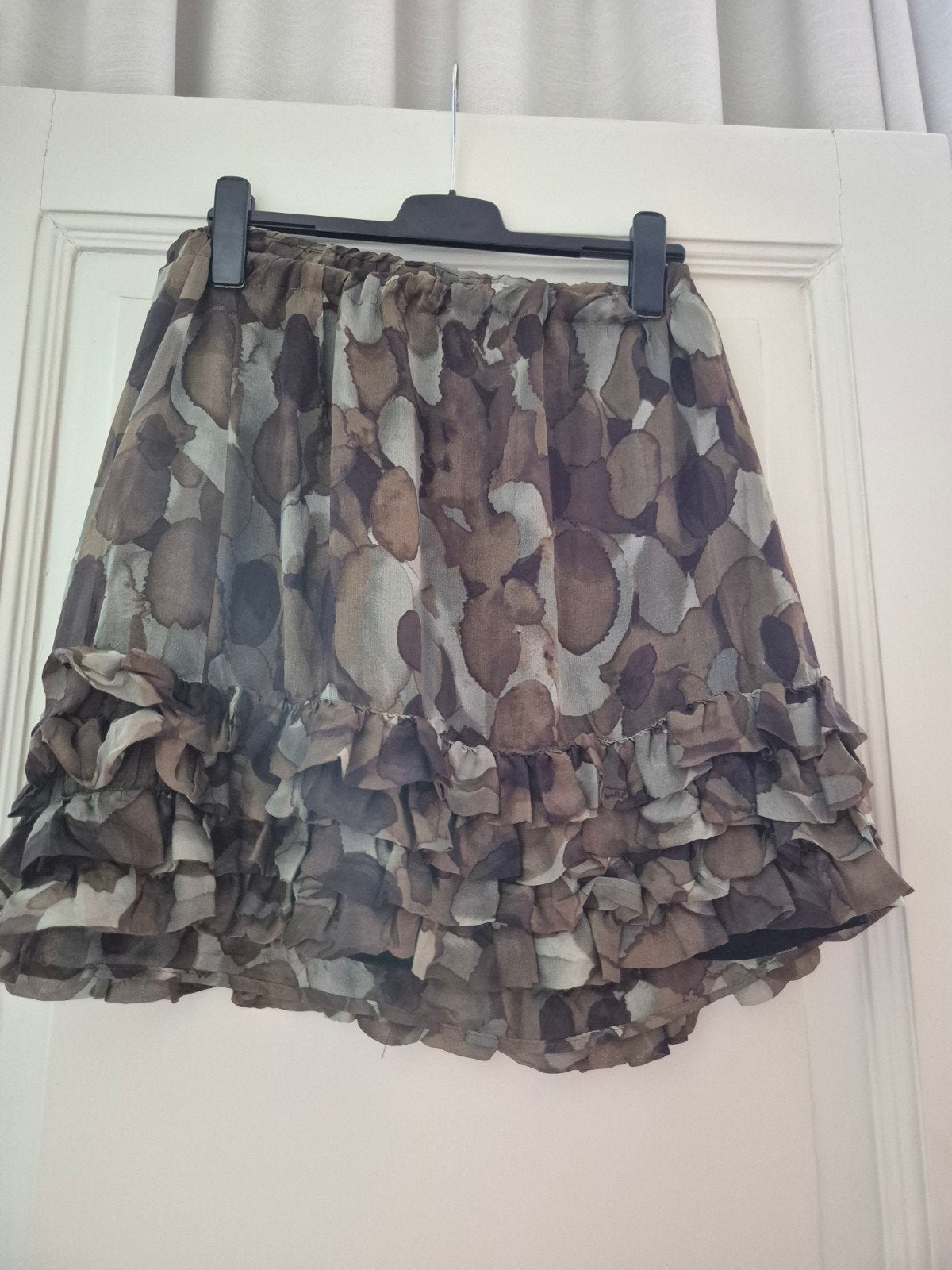 Claudia Strater zgan Rok boven de knie met ruches   40/42, Kleding | Dames, Rokken, Meerkleurig, Maat 42/44 (L), Ophalen of Verzenden