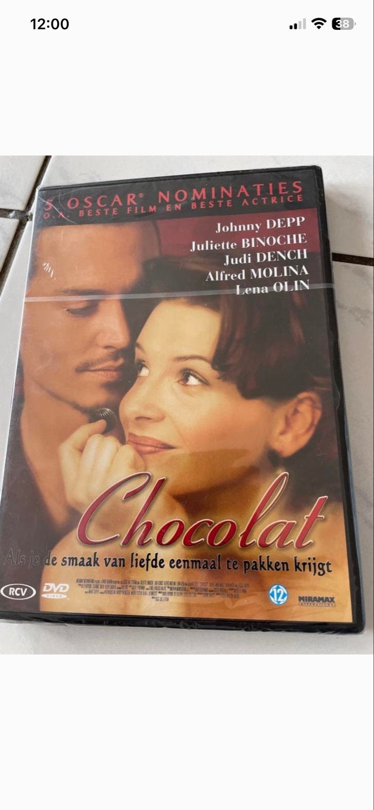 Chocolat DVD - Romantisch Drama met Johnny Depp, Vanaf 12 jaar, Ophalen of Verzenden, Nieuw in verpakking, Drama