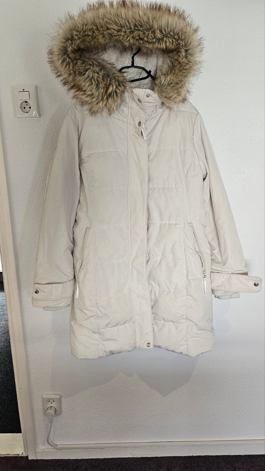 Zara Dames Long Parka Winterjas - Maat XL, Maat 46/48 (XL) of groter, Ophalen of Verzenden, Gedragen, Zara