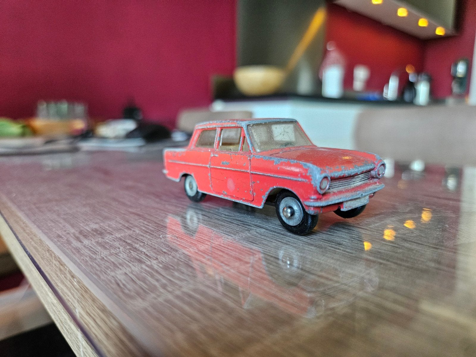Dinky toys opel kadett, Ophalen of Verzenden, Gebruikt, Overige merken