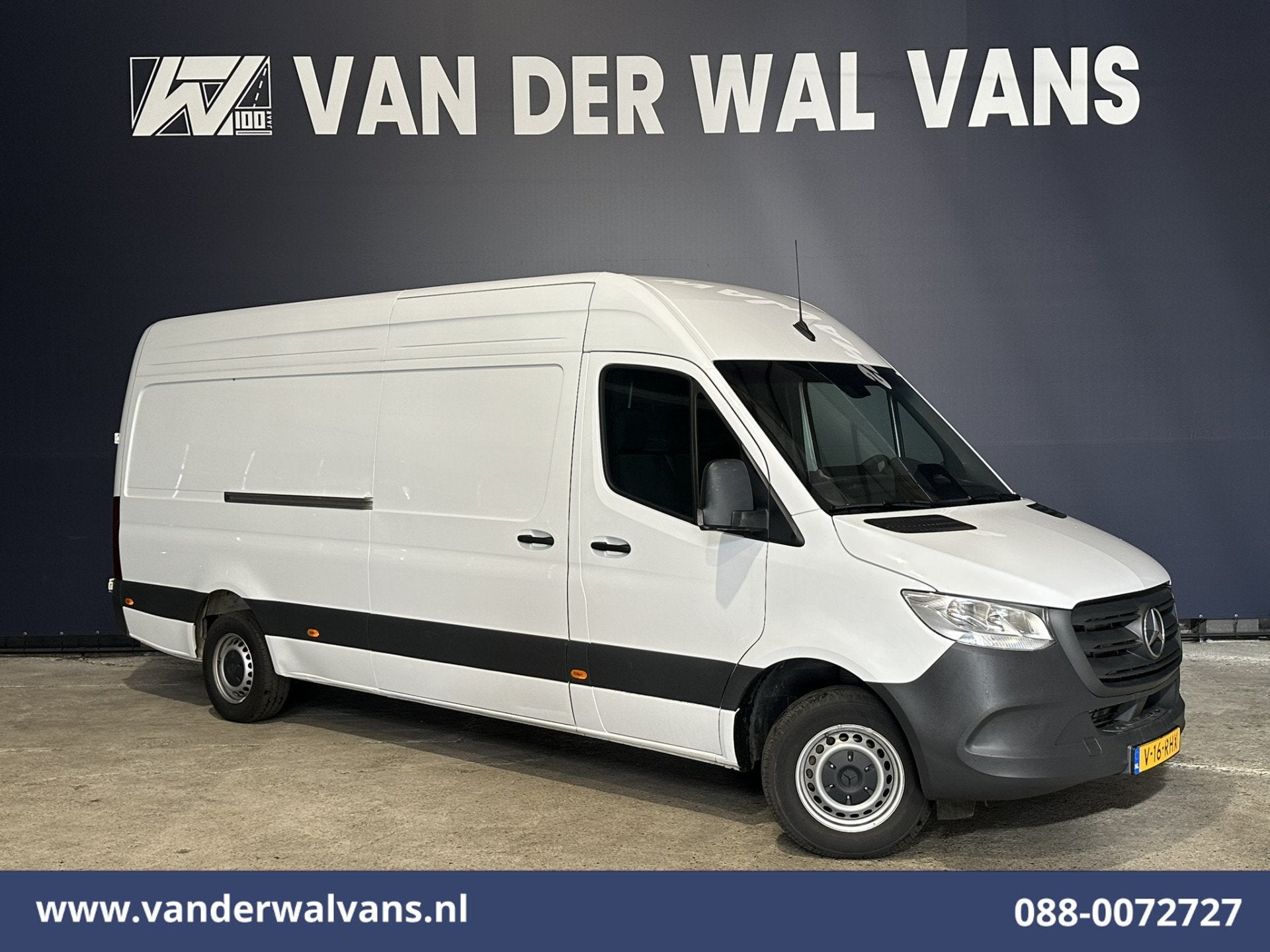 Mercedes-Benz Sprinter 315 CDI 150pk L3H2 Euro6 Airco | Came, Auto's, Dealer onderhouden, Gebruikt, 4 cilinders, Wit