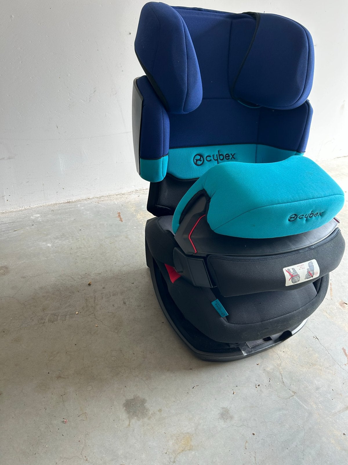 Cybex Pallas S-Fix autostoel (9-36 kg), Kinderen en Baby's, Overige merken, Autogordel of Isofix, Gebruikt, Verstelbare rugleuning