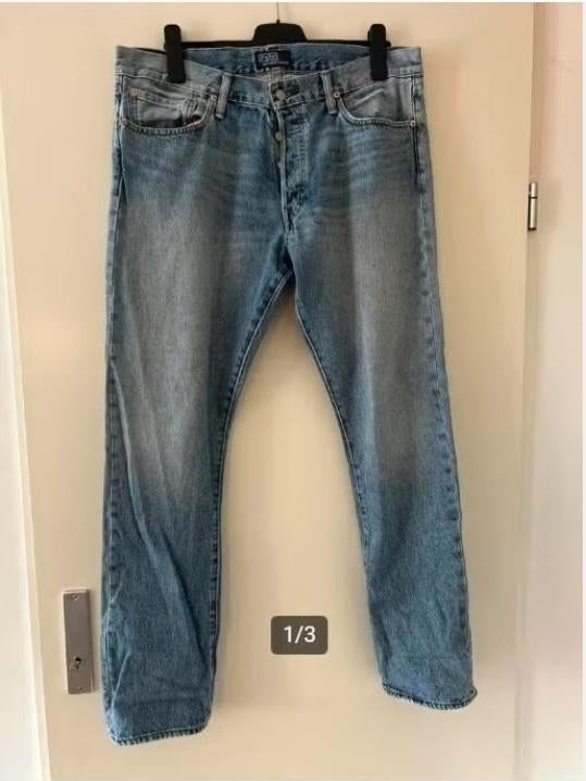 Blauwe Polo Ralph Lauren (POLO HI TECH) jeans W36-L34 NIEUW, Blauw, Nieuw, Ophalen of Verzenden, Ralph Lauren
