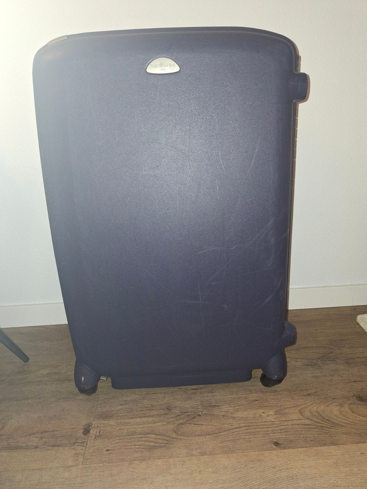 Samsonite koffer - Donkerblauw - Gebruikt, Ophalen, Wieltjes, Gebruikt, Hard kunststof