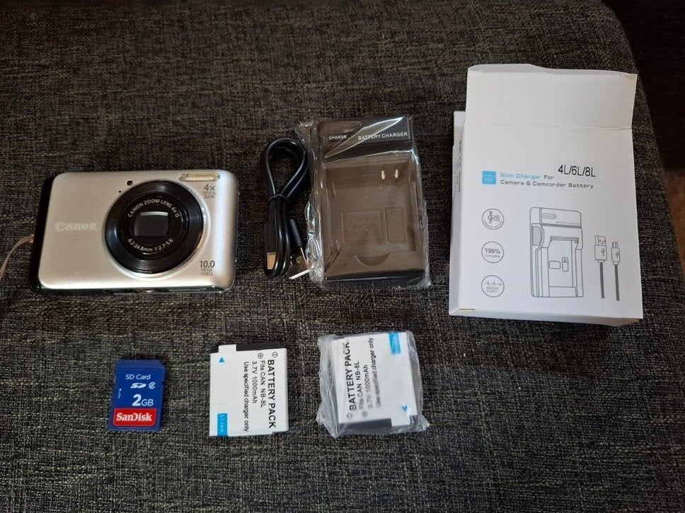Canon PowerShot A3000 IS Compactcamera met accessoires, Beeldstabilisatie, Gebruikt, Canon, Ophalen of Verzenden