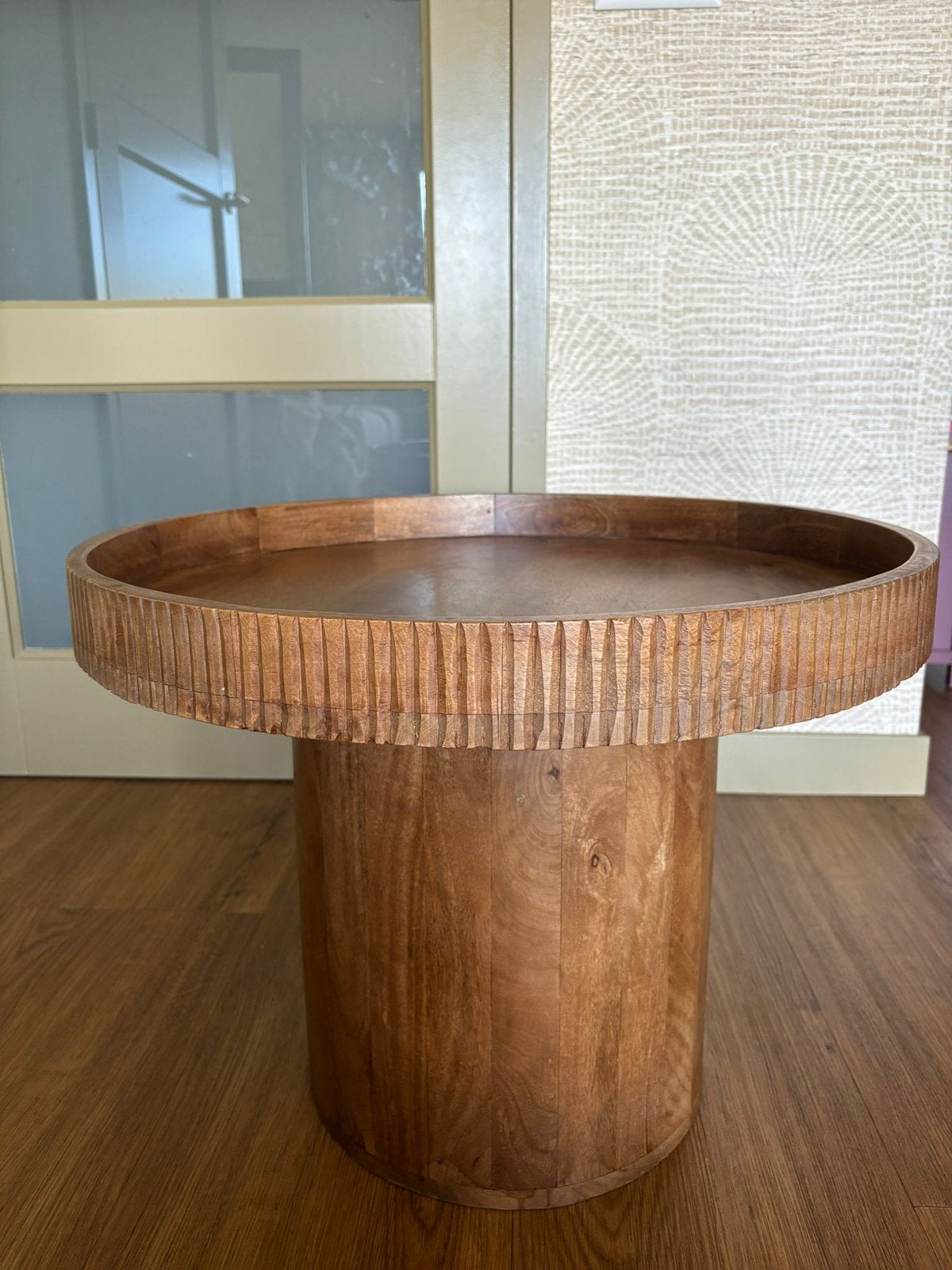 Bijzettafel Kalomo Bruin - Ø 60 cm (Light & Living), Ophalen, Minder dan 45 cm, Minder dan 55 cm, Rond