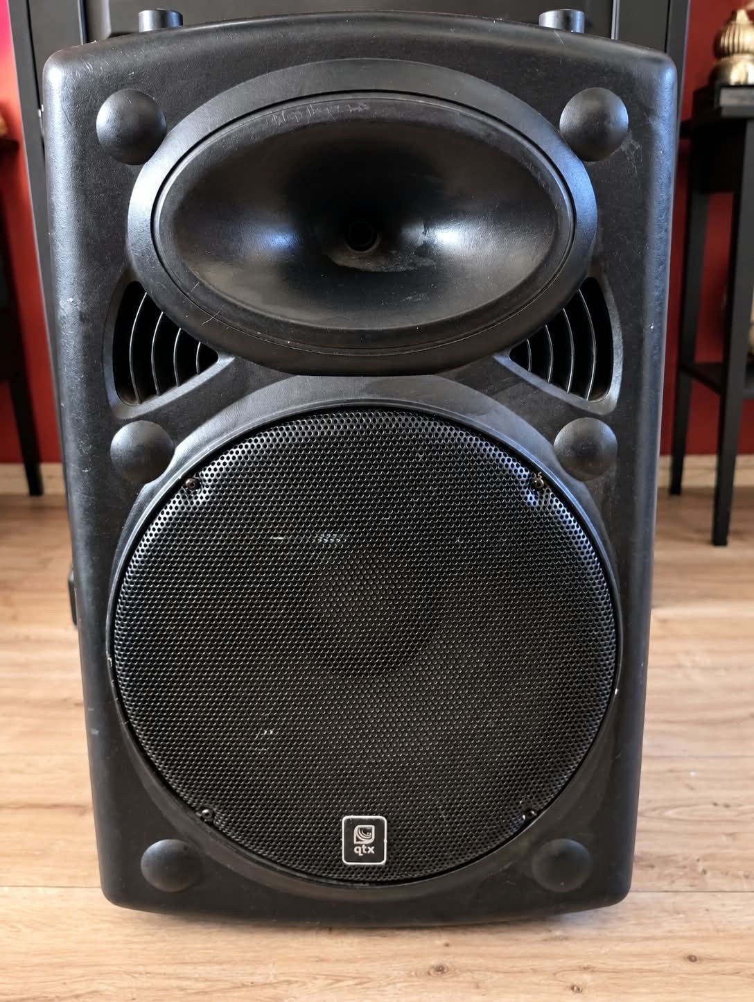 QTX QX15PA evenementen/PA speaker – zeer krachtig +statief, Audio, Tv en Foto, Ophalen, Overige typen, Overige merken