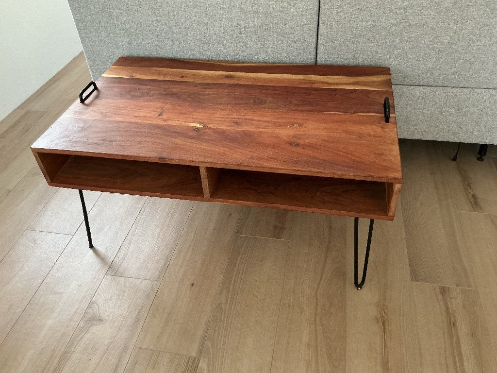 Salon tafel., Ophalen, 100 tot 150 cm, 50 tot 100 cm, Zo goed als nieuw