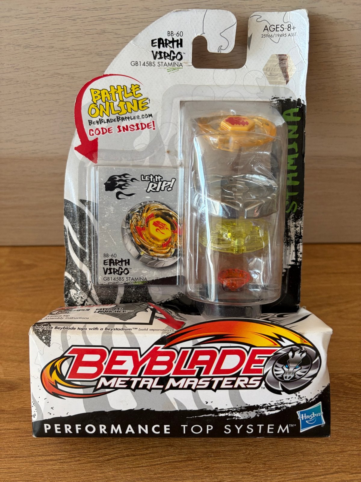 Beyblade Metal Masters Earth Virgo BB-60 Nieuw in verpakking, Verzenden, Nieuw