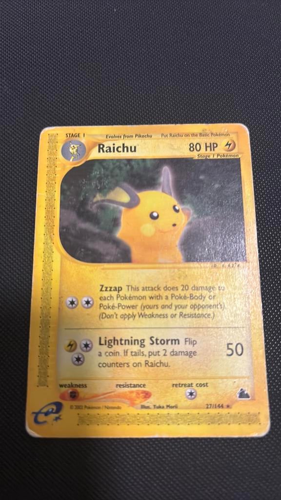 Raichu, Ophalen, Zo goed als nieuw
