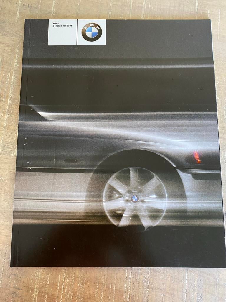 BMW programma folder brochure 2001, Ophalen of Verzenden, Zo goed als nieuw, BMW