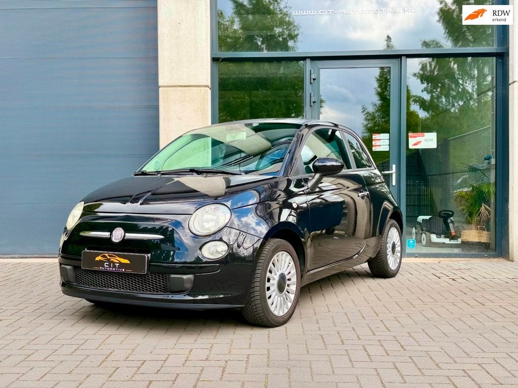 Fiat 500 1.2 Lounge | Airco | Leder | APK 05- '27, Auto's, Fiat, Euro 5, Gebruikt, 1242 cc, 4 cilinders