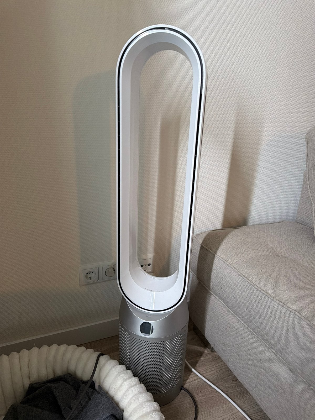 Dyson Pure Cool Link Torenventilator (Wit/Zilver), Witgoed en Apparatuur, Ventilatoren, Zo goed als nieuw, Torenventilator, Ventilator met afstandsbediening
