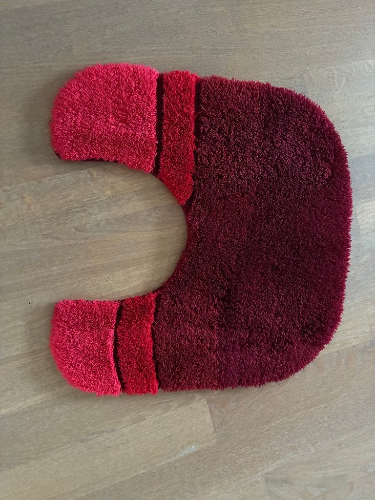 Toiletmat Kleine Wolke Siesta rood, Ophalen of Verzenden, Zo goed als nieuw, Rood, Badmat