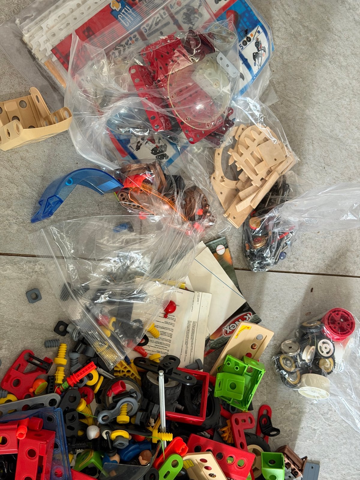 Grote partij constructiespeelgoed: K'nex, Meccano, Ophalen, Gebruikt, K'nex