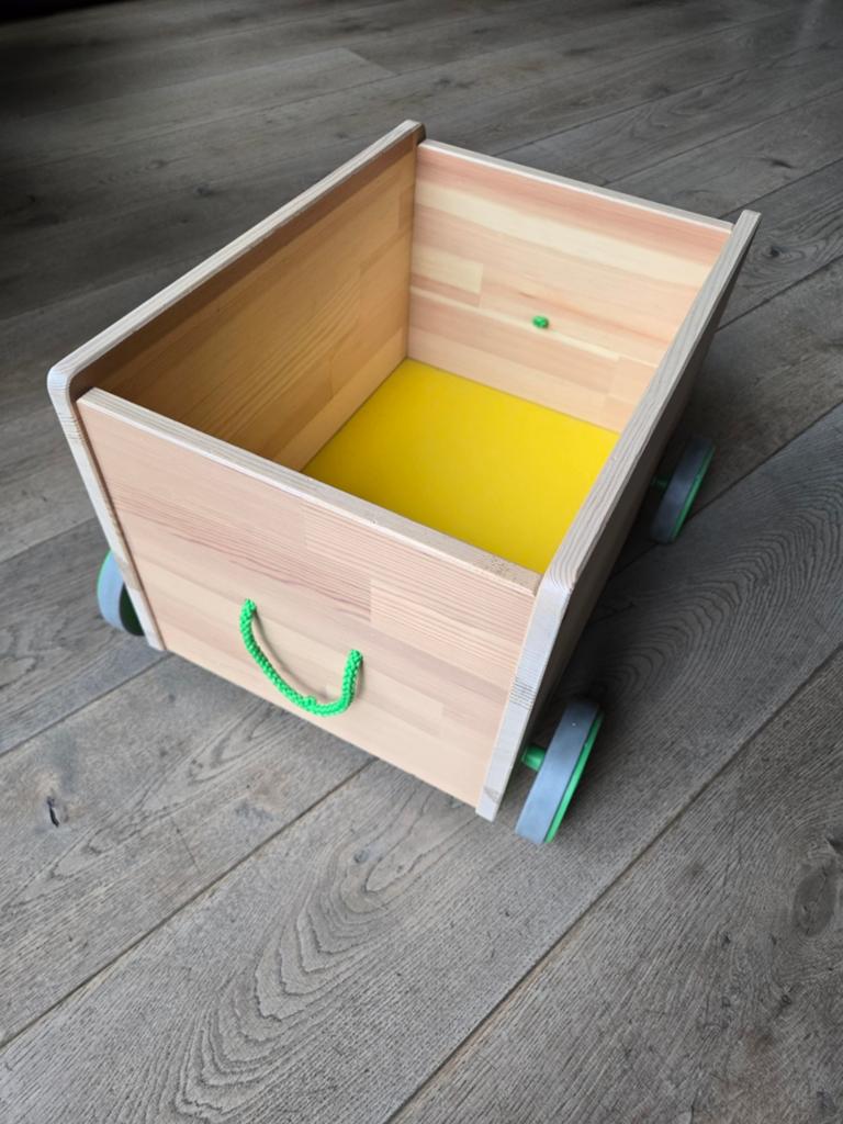 Ikea Flisat opbergkist voor speelgoed, Kinderen en Baby's, Speelgoed | Houten speelgoed, Ophalen, Zo goed als nieuw, Duw- of Trekspeelgoed