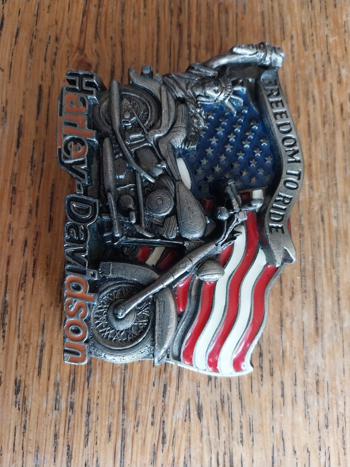Harley davidson riemgesp, Losse buckle of gesp, Harley, Zwart, Ophalen of Verzenden