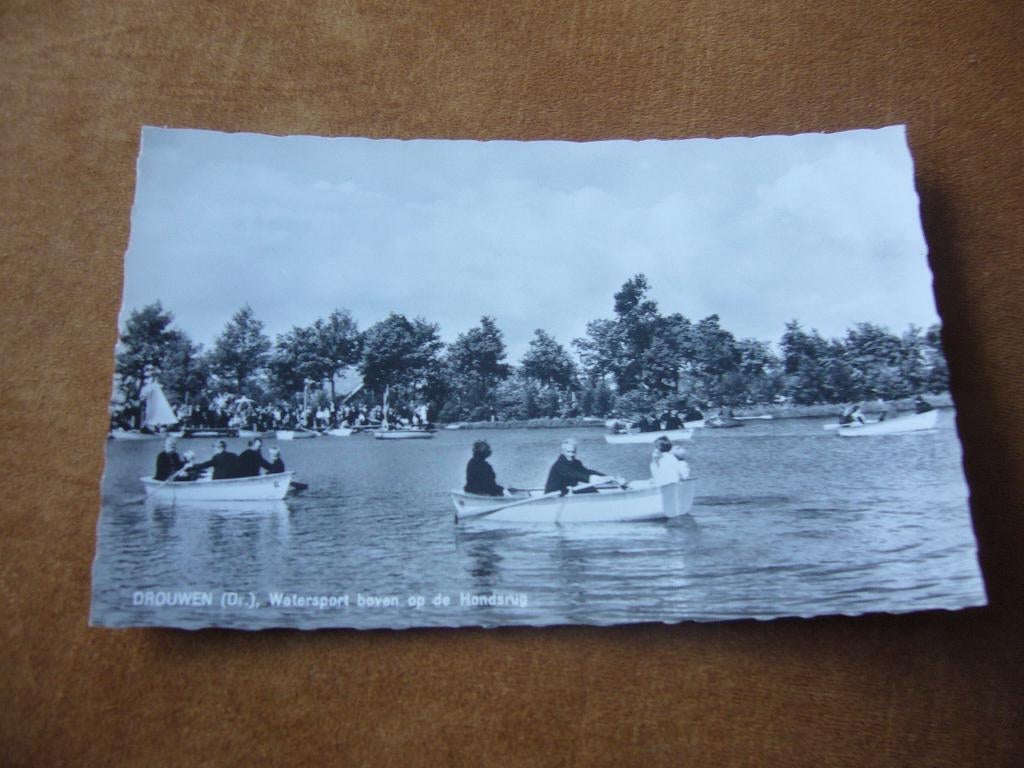 DROUWEN  DR.  =  WATERSPORT BOVEN OP DE HONDSRUG, Ophalen of Verzenden, 1940 tot 1960, Ongelopen, Drenthe