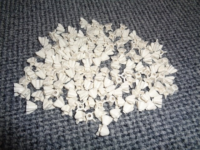 Partij N737=100x Nieuwe Lego space stenen met fins, Lego, Lego, Lego, Nieuw