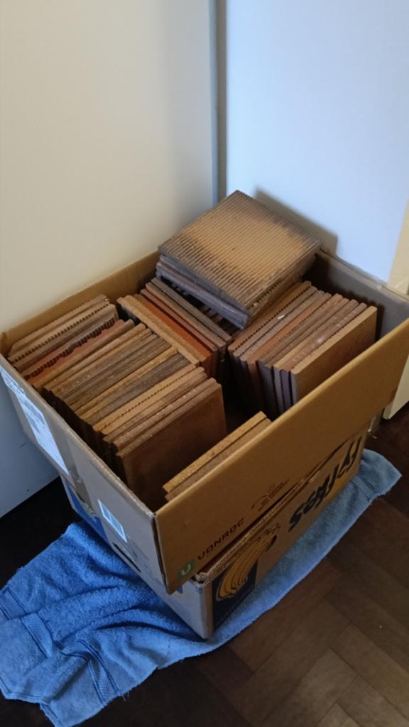 Plavuizen 20x20cm totaal circa 6m2, Doe-het-zelf en Verbouw, Tegels, Ophalen, Hardsteen, 20 tot 40 cm, Vloertegels